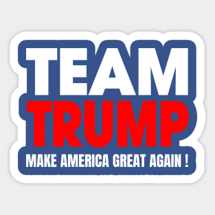 Team Trump MAGA Sticker
